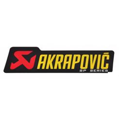 Akrapovic SP Series MC Udstødning Sticker Varmeresistent 150x45mm